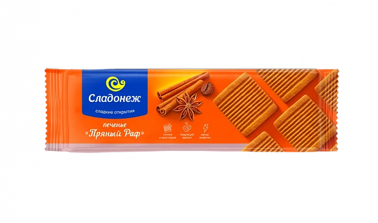 Печенье сахарное ТМ «Сладонеж» Пряный раф
